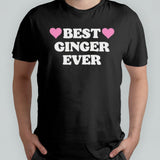 Best Ginger Ever Hearts T-shirt