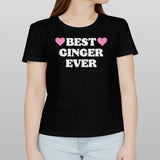 Best Ginger Ever Hearts T-shirt