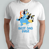 Best dad ever Bluey happy fathers day shirt