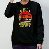 Best locomotive Dad ever vintage shirt