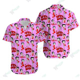 Betty Boop Pink Hawaiian Shirt
