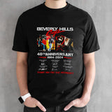 Beverly Hills Cop 40th Anniversary 1984 2024 signatures Thank You For The Memories T Shirts