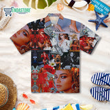 Beyonce Summer Beach 3D Hawaiian Shirt