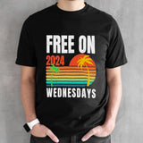 Biden Free on Wednesdays Vintage Retro shirt