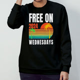 Biden Free on Wednesdays Vintage Retro shirt