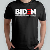Biden â€“ Not afraid of batteries and sharks T-Shirt