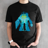 Big Daddy and Little Sister BioShock underwater world shirt