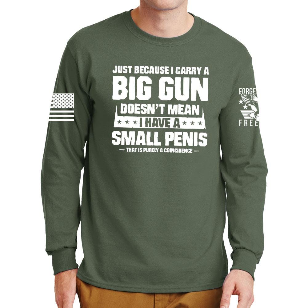 TYM Big Gun Small Penis Long Sleeve T-shirt Style001
