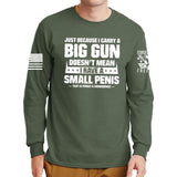 TYM Big Gun Small Penis Long Sleeve T-shirt Style001