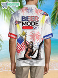 Bigfoot Beer 4th Of July Hawaiian Shirt