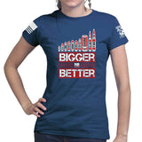 Bigger is Better Ladies T-shirt Style001