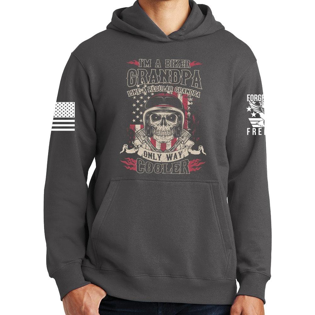 Biker Grandpa Hoodie Style001