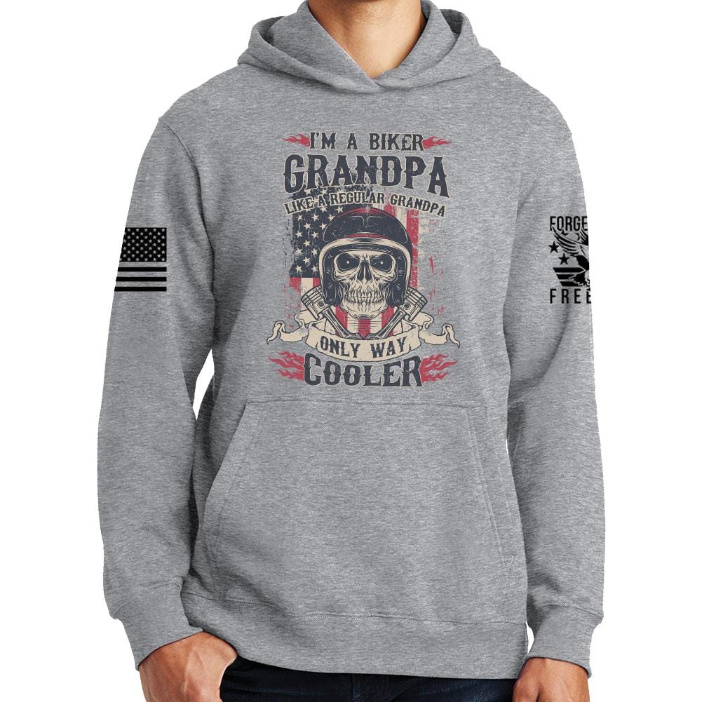 Biker Grandpa Hoodie Style001