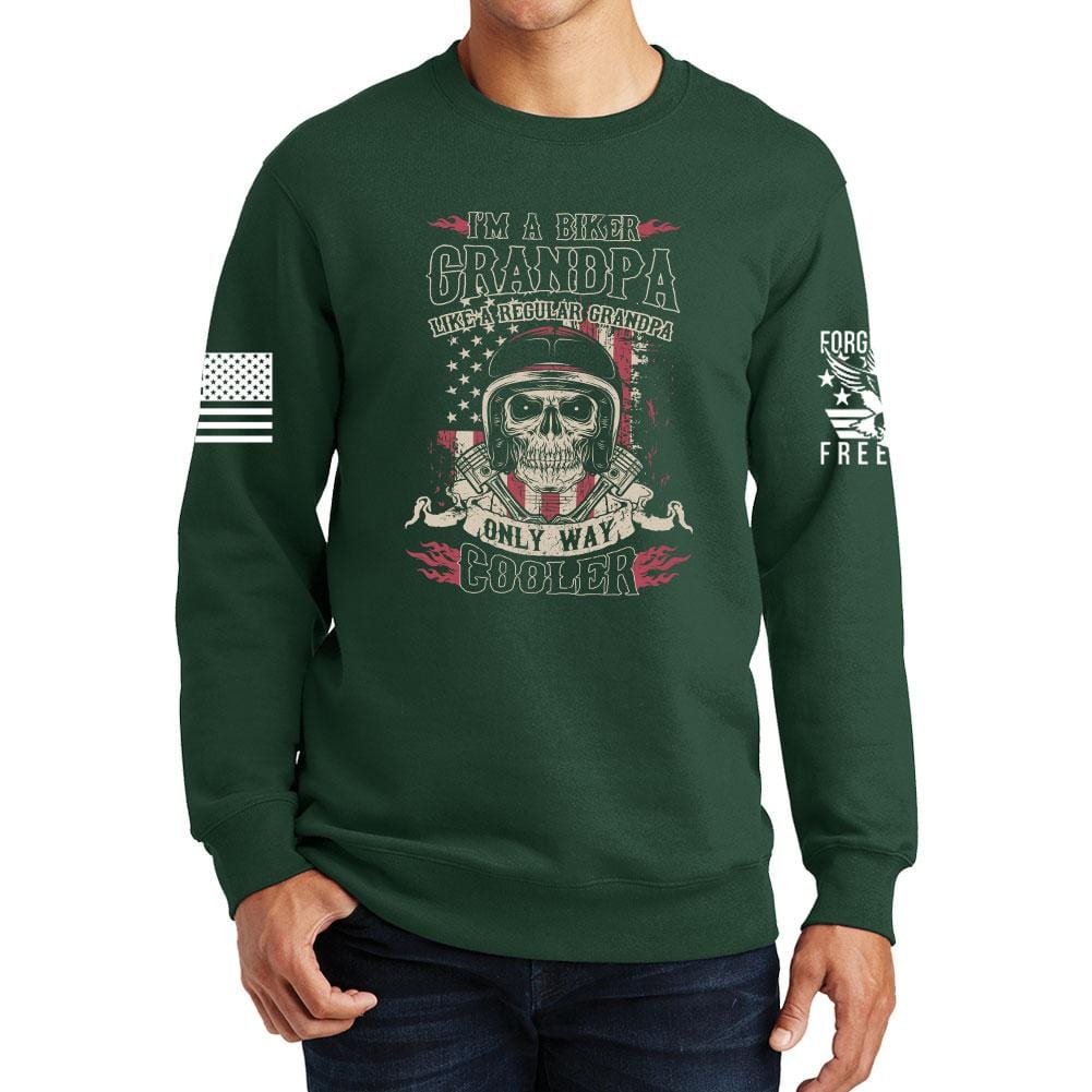 Biker Grandpa Sweatshirt Style001