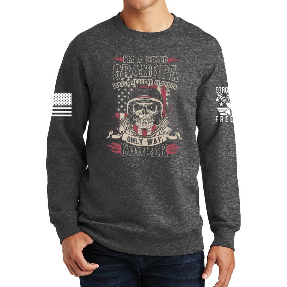 Biker Grandpa Sweatshirt Style001