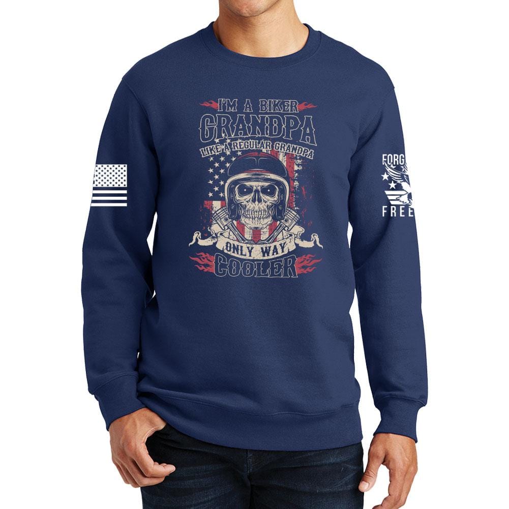 Biker Grandpa Sweatshirt Style001