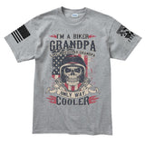 Biker Grandpa Men's T-shirt Style001