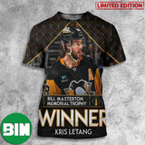 Bill Masterton Memorial Trophy Winner Kris Letang NHL Awards 2023 3D T-Shirts