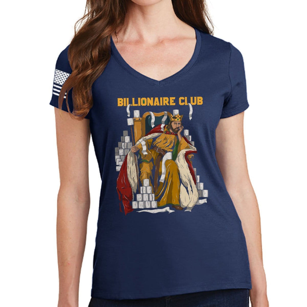 Billionaire Club Ladies V-Neck T-shirt Style001