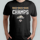 Birmingham Stallions 2024 Back-to-back-to-back Spring Football Champs shirt