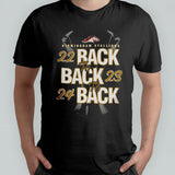 Birmingham Stallions Back to Back to Back UFL Champions 2024 Shirt