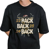Birmingham Stallions Back to Back to Back UFL Champions 2024 Shirt