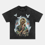 BLACK MADONNA AND CHILD TEE Style001