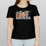 Bleary-Eyed Justin Timberlake Mugshot shirt