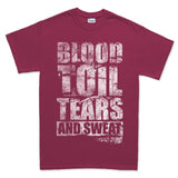 Blood Toil Tears & Sweat Men's T-shirt Style001