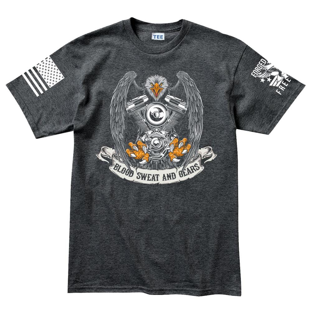 Blood Sweat and Gears Men's T-shirt Style001