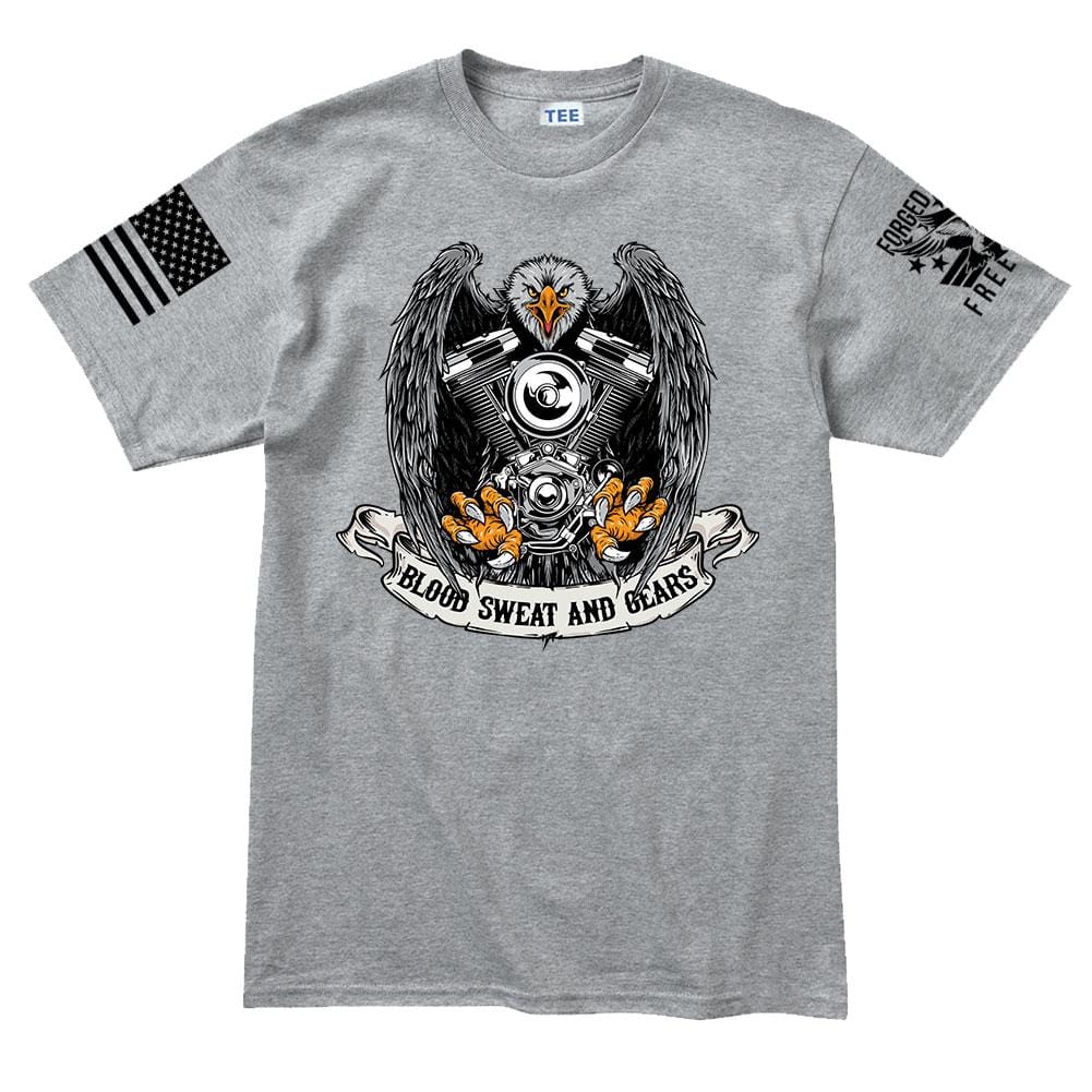 Blood Sweat and Gears Men's T-shirt Style001
