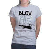 Blow Me Duck Hunter Ladies T-shirt