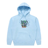 YUGIOH BLUE EYES ULTIMATE HOODIE (POWDER BLUE)