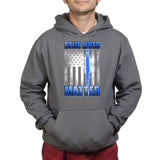 Unisex Blue Lives Matter Hoodie Style001