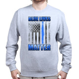 Unisex Blue Lives Matter Sweatshirt Style001