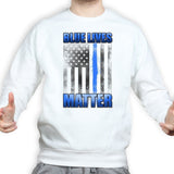 Unisex Blue Lives Matter Sweatshirt Style001