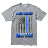 Men's Blue Lives Matter T-shirt Style001
