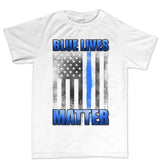 Men's Blue Lives Matter T-shirt Style001