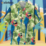 Blue Parrot Tropical Hawaiian Shirt