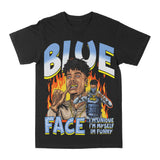 Blue Face "Unique" Graphic Tee Style001