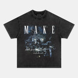 BLUE METAL TEE Style001