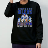 Bluey Characters Edmonton Oilers Forever Not Just When We Win Shirt