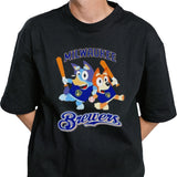 Bluey Milwaukee Brewers 2024 Shirt