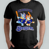 Bluey Milwaukee Brewers 2024 Shirt