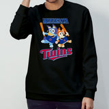 Bluey Minnesota Twins Baseball Shirt