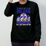 Bluey Walking Oilers Forever Not Just When We Win Shirt