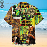 Bob Marley Colorfast Hawaiian Shirt