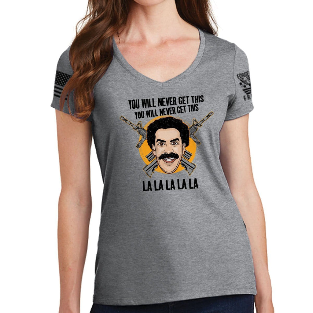Ladies You Will Never Get This V-Neck T-shirt Style001