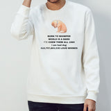 Born to whimper world is a bark shirts