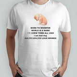 Born to whimper world is a bark shirts